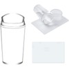Kit De Estampador De Uñas, Estampadores De Silicona Con Raspador