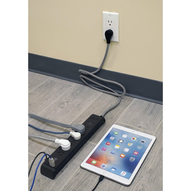Westinghouse 96023 Strip 6-Outlet 2-USB 900 Joule Surge Protector with