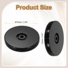 sourcing map 1Pack Acrylic Lazy Susan Turntable, 3" Spinner Lazy