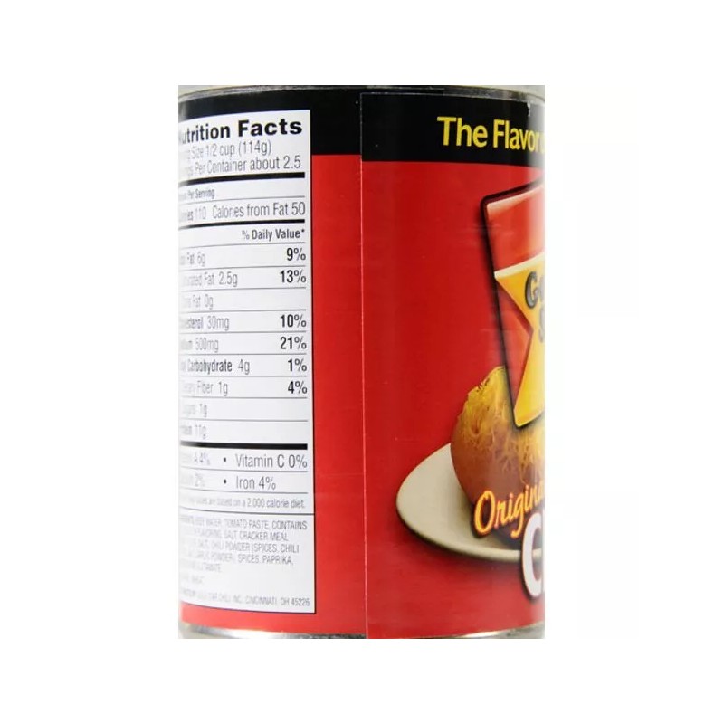 Gold Star Chili Original Cincinnati Style Chili 15 oz (6-Cans)