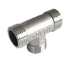 LOZOME 1/2 inch Male Thread Tee Adapter 3 Way T