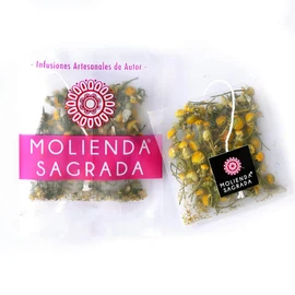Molienda Sagrada Tisana Fresca Manzanilla/Infusión Herbal / 15 sachets biodegradables