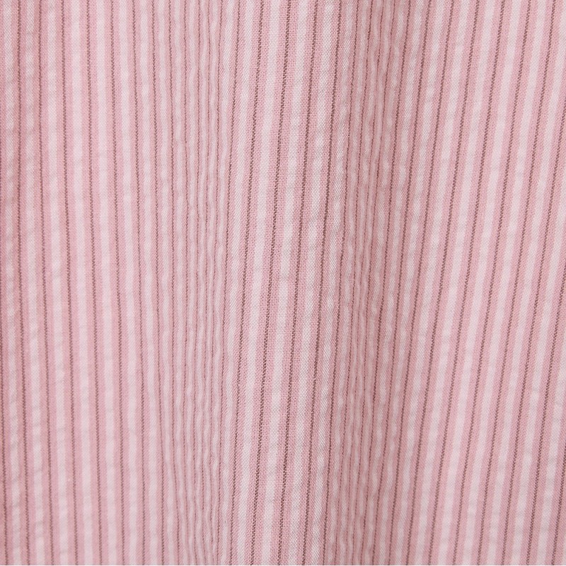 JAJU [JAJU] Women's Seersucker 5-Part Pajama Set_Dark Pink