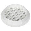 3" White Plastic Round Soffit Vents (Pack of 4)