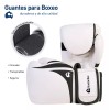 Bluelander 2 Guantes De Box Profesional Velcro Kickboxing 14-16oz