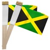 TSMD Jamaica Stick Flag Jamaican Small Mini Hand Held Flags,5x8