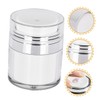 Beavorty 2Pcs Reusable Moisturizer Pump Dispenser Bottles Compact Cream Containers