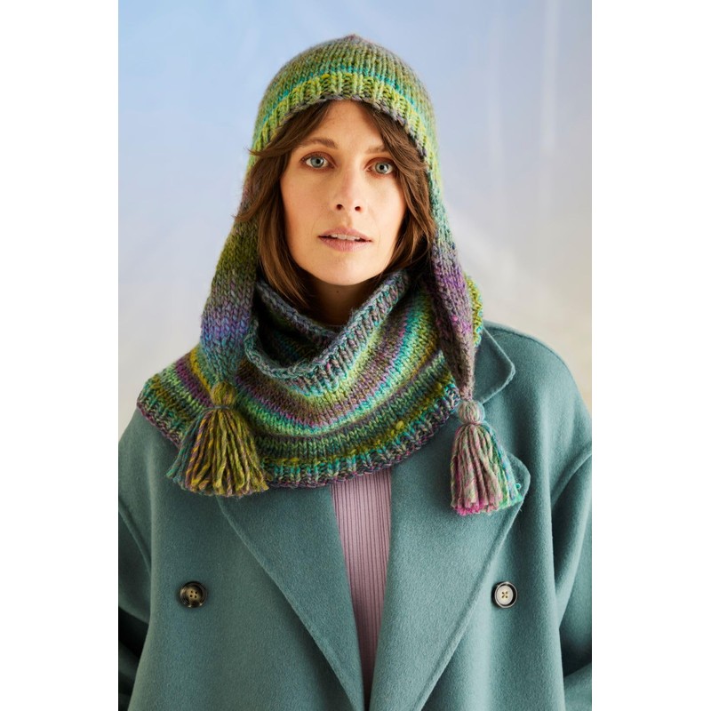 Sirdar Jewelspun Chunky Knitting Pattern - 10709 Ladies Hat &