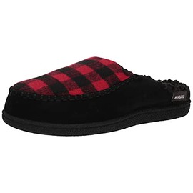 MUK LUKS Men's Staughton Slipper, Black, 9