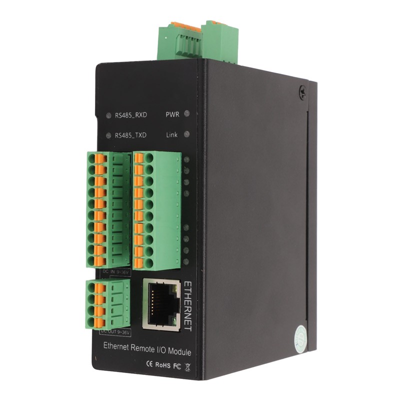 Multi Channel Switch Analog to Ethernet IO Module DC 9‑36V