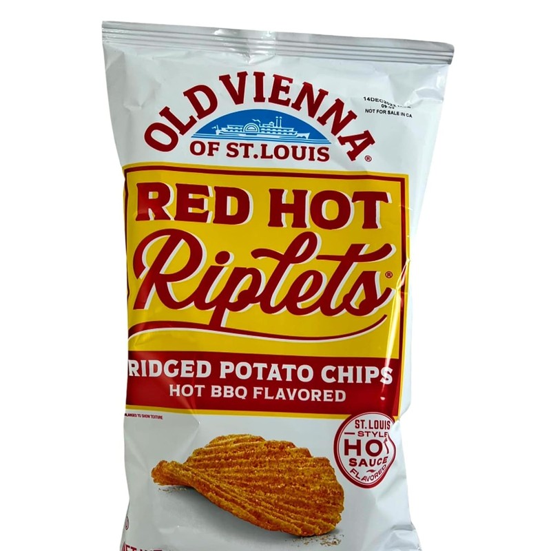 Old Vienna of St. Louis Red Hot Riplets Hot BBQ