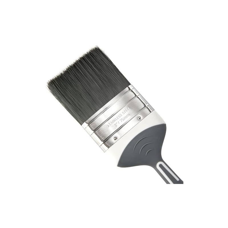 Harris Seriously Good Metalwork Flat Paint Brush, 3", Grey, 102071002