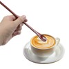 Oedema 8 Pcs Long Handle Tasting Spoons 8 Inch Wooden