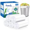 4 gallon trash can liners,250 counts,Small clear Garbage Bags,Extra Strong