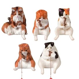 Ale Fishing Biyori ~ Cat Squish~ × Total 5 Types Set Full Comp Capsule Toy