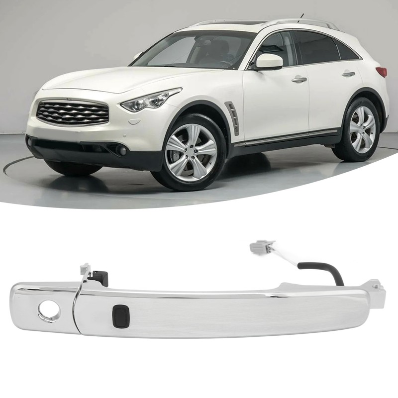 Exterior Door Handle with Cap Front Left Driver Side 80640‑cb01a