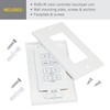 Wireless RGBW LED Dimmer Touchpad
