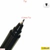 Fineliner Pens, BLACK, Pack of 10, Extra Fine Point (0.3mm),