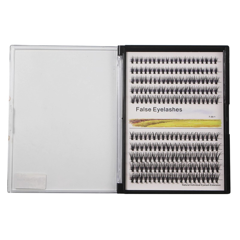 Product Customized,Large Tray-200Pcs 20 Roots Individual Fake False Eyelashes Cluster