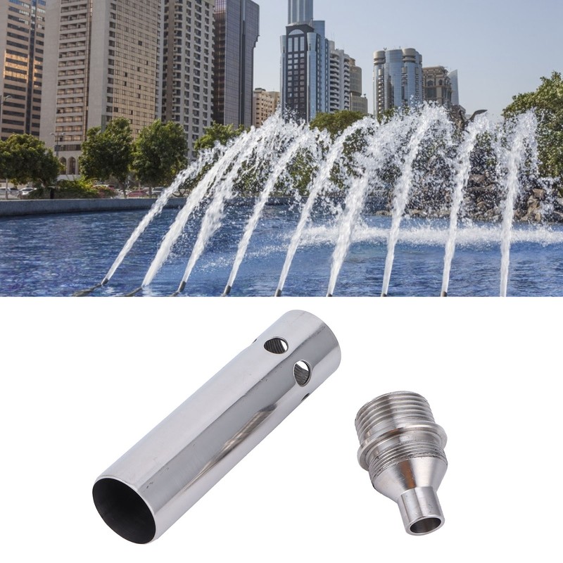 Male Thread Fountain Nozzle Bubbling Spray Head Pond Sprinkler for