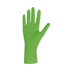 UNIGLOVES UNIGLOVES Lime Pearl Nitrile Examination Gloves - Multipurpose, Powder Free and Latex Free Disposable Gloves - Box of 100 Gloves, Lime, Extra Large (GP3505)
