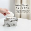 Queen-b Soap Dish Drainer Elephant Shape Soap Stand Ceramic Stylish