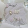 Youngrong Glitter Christon Handmade Nail Tips - Stiletto / 영롱