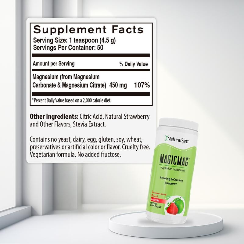 NaturalSlim Ultimate Metabolic Support Duo: MagicMag Magnesium & Kadsorb Potassium