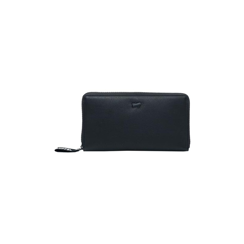 BRAUN BÜFFEL Capri Zip Wallet L Black, black, Elegant