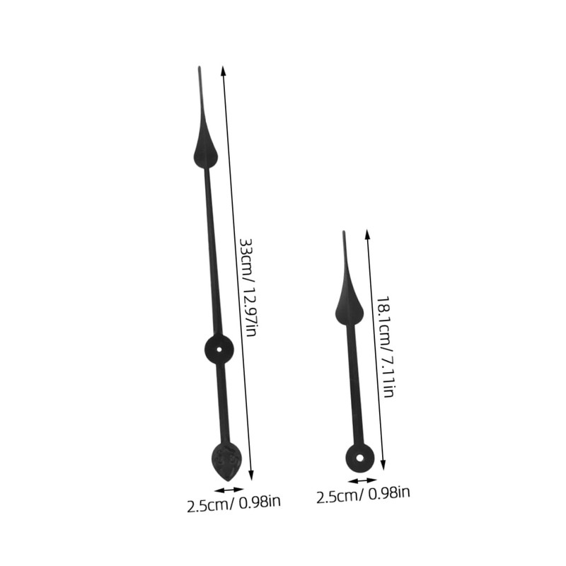 GRIRIW DIY Clock Mechanism Parts 5 Sets Metal Wall Clock