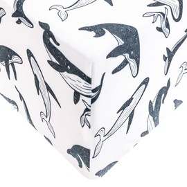 Premium Fitted Knit Crib Sheet/Toddler Sheet Cove by Copper Pearl