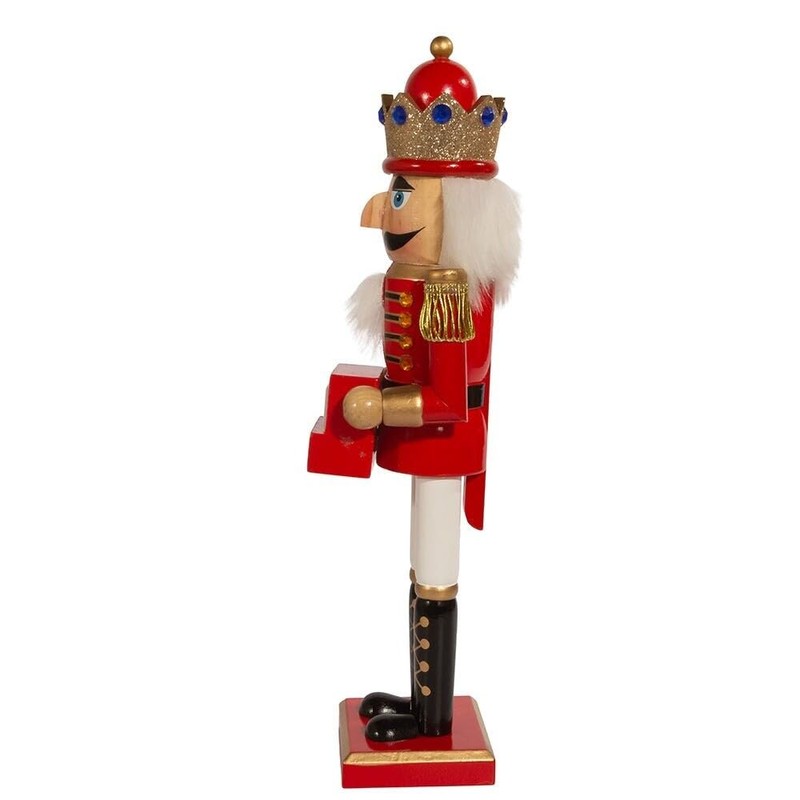 Kurt Adler C5935 15" Nutcracker King with Calendar,Multicolor