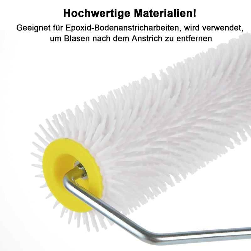 15 cm Stachelwalze für selbstnivellierende Böden, Epoxid- und Latexböden, Verbundwalze,