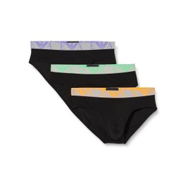 Emporio Armani Men's 3-Pack Briefs (Pack of 3), Black/Black/Black