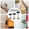 Krisler Headboard Stoppers for Wall, Adjustable Iron Bed Frame Anti-Shake