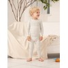 AVAUMA Conjunto de pijama con estampado de rayas para bebés