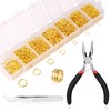 Open Jump Rings, funvce Jump Rings Jewellery Making Kits, Jewellery