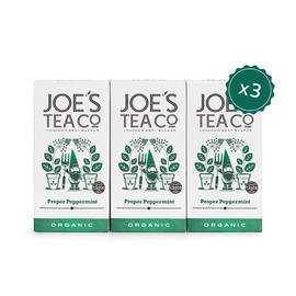 Joe's Tea Co. Proper Peppermint (3x15ct) - Organic Peppermint Tea