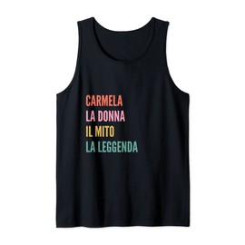 Funny Italian First Name Design - Carmela Tank Top