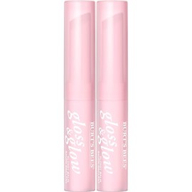 Burts Bees - Bálsamo brillante brillante y brillante, 100% origen natural, miércoles de vino, 1 tubo, paquete de 2