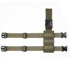 OneTigris Leg Holster Platform Mag Pouch Carrier Panel Molle Nylon Work Airsoft Tactical Gear (Olive Drab)