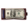 Otto Angelino Top Grain Leather Wallet with Money Clip -