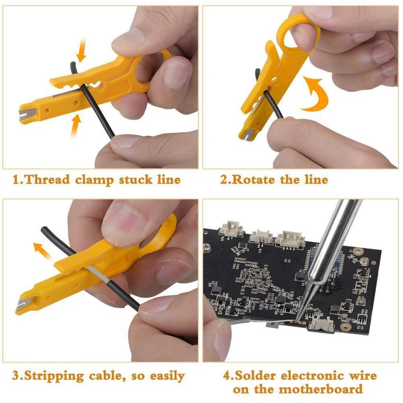 Electric Sodering Iron Kit set 110V 60W Adjustable Temperature Soldering