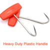 TIHOOD 2PCS Meat Hooks for Butchering,T Shaped Boning Hooks with