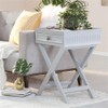 Finch Ashby Bedside Table with Drawer Small Side End Accent