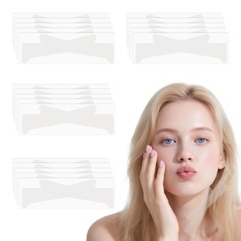 20pcs Invisible Neck Lift Tape, Semi-Transparent Neck Tightening Strips Reusable Skin Wrinkle Patches for Saggy Skin & Wrinkles