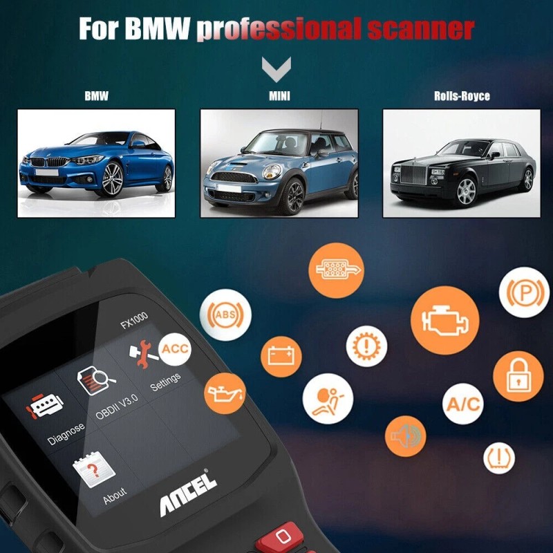 ANCEL Alfa Romeo OBD2 Pro Fault Code Scanner Diagnostic Service