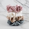 DISANGNI Silk Hair Scrunchies for Frizz&Breakage Prevention, Pure 22Momme100% Mulberry