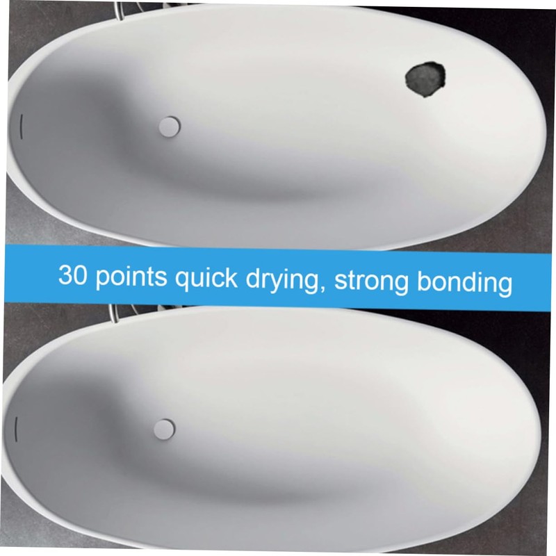 DOITOOL Fast-Drying Ceramic Repair Paste Kit for Tile Repair Fix