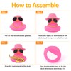 wonuu Car Dashboard Ducks, Saxophone Decor Rubber Duck Car Ornaments